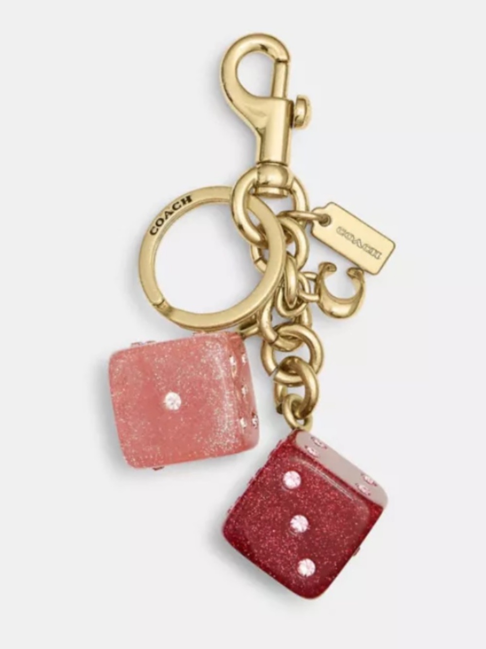 Authentic Coach Dice Bag Charm
